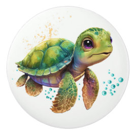 Baby Turtle Beach Nautical Drawer Knobs Keramikknauf