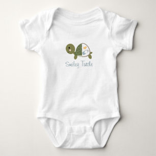 Baby Turtle Säugling Bodysuit Blue Diaper Button Strampler
