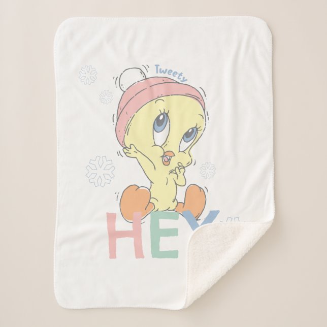 Baby TWEETY™ Hey Snow Sherpadecke (Vorderseite)