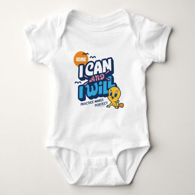Baby TWEETY™ - Ich kann und werde Baby Strampler (Vorderseite)