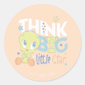 Baby TWEETY™ - Think Big Little Star Runder Aufkleber