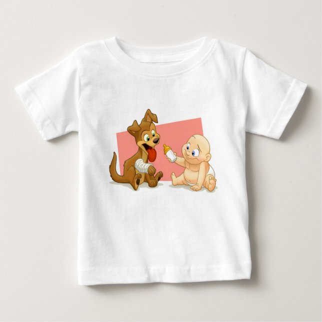 Baby-u. Welpen-Shirt Baby T-shirt (Vorderseite)