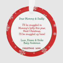 Baby Ultrasound Neue Eltern Ornament