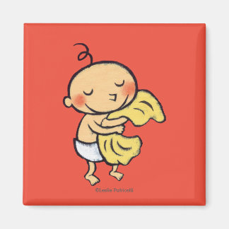 Baby-Umarmung weich gelbe Decke Magnet