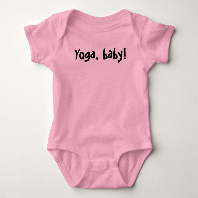 Baby und Kinder: Yoga, Baby! -Strampler für Mädche Strampler (Vorderseite)