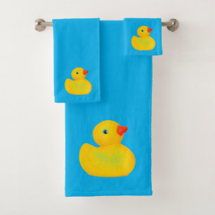 Baby- und Kleinkind-Badehandtuch-Set mit Gummiente Badhandtuch Set