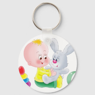 Baby und sonnig schlüsselanhänger