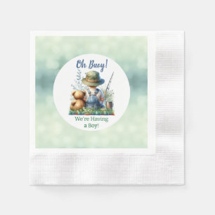 Baby und Teddy Bear Babyparty Serviette