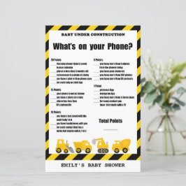 Baby Under Construction Baby Shooting Game PRINTED