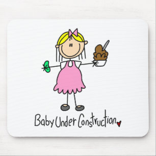 Baby-Under-Construction-T-Shirts und Geschenke Mousepad