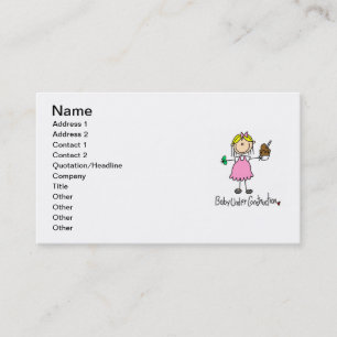 Baby-Under-Construction-T-Shirts und Geschenke Visitenkarte