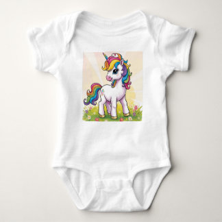 Baby Unicorn Baby Strampler
