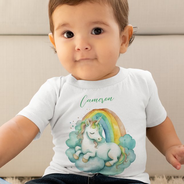 Baby Unicorn Baby T-shirt (Von Creator hochgeladen)