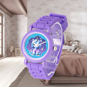 Baby Unicorn in PJs eWatch Armbanduhr