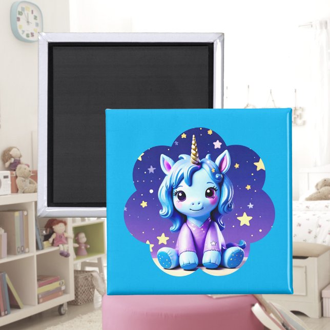 Baby Unicorn in PJ's Magnet (Von Creator hochgeladen)