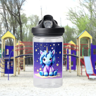 Baby Unicorn in PJ's Wasserflasche Trinkflasche