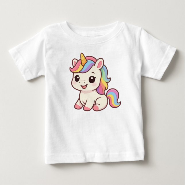 Baby Unicorn T-shirt (Vorderseite)
