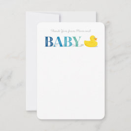 Baby Vielen Dank, dass Sie Mitteilungskarten Gumbe