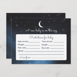 Baby-Vorhersage-sternenklare Einladung