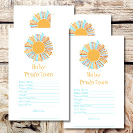 Baby Vorhersagen Retro Boho Sun kommt die Sonne