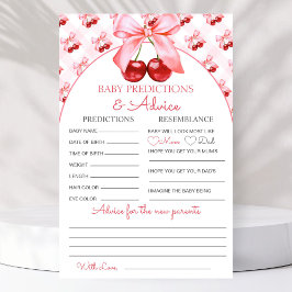 Baby-Vorhersagen und -Ratschläge Baby Shower