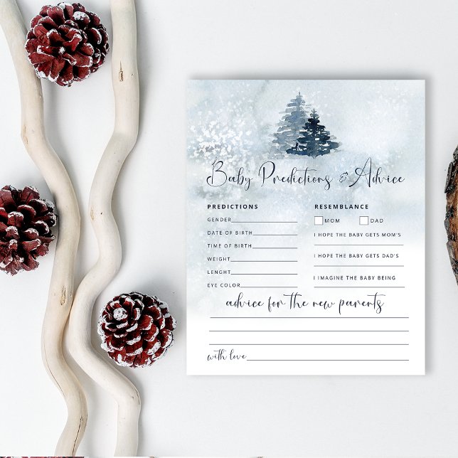 Baby Vorhersagen Winter Baby Dusche Spiel (Von Creator hochgeladen)