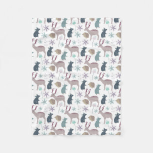 Baby-Waldtier-Geschöpfe Fleecedecke