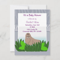 Baby Walrus Baby Shower Einladung