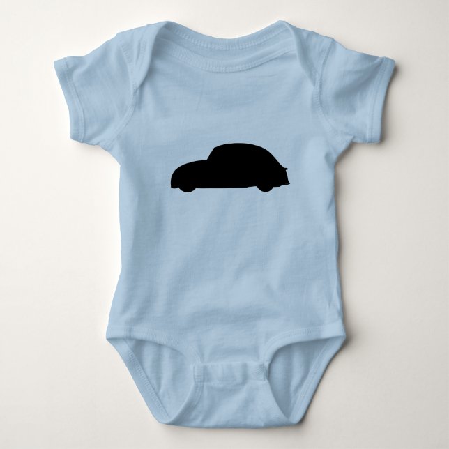 Baby-Wanzen-Kontur Baby Strampler (Vorderseite)