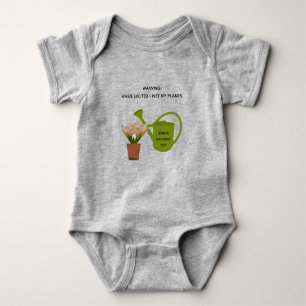 Baby "Warnung! Als aufgeregt, nass ich meine Pflan Strampler