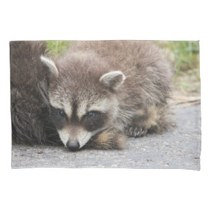 Baby-Waschbär Kissenbezug