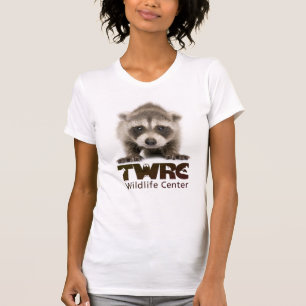 Baby-Waschbär mit TWRC Logo T-Shirt