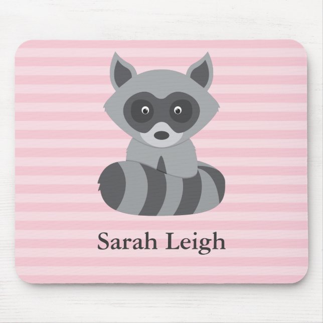 Baby-Waschbär Mousepad (Vorne)