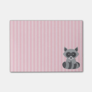 Baby-Waschbär Post-it Klebezettel