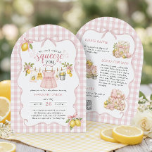 Baby Wäscheleine Zitronenpresse Babyparty