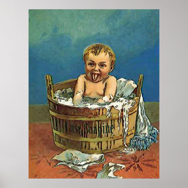 Baby Wash Room Poster (Vorne)