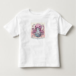 Baby Wassermann Niedliches Oktopus-Design  Kleinkind T-shirt