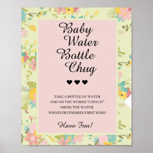 Baby Water Flasche Umarmung Baby Shooting Poster
