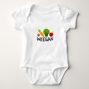 Baby Weegan Bodysuit - Licht Baby Strampler