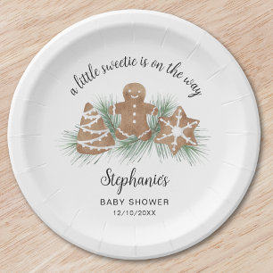 Baby-Weihnachtsfeier Pappteller
