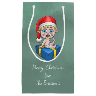 Baby Weihnachtsmann Kleine Geschenktüte