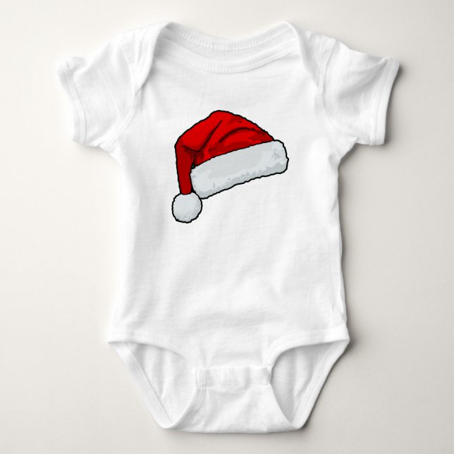 Baby Weihnachtsmann  Strampler (Vorderseite)