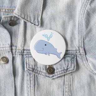 Baby Whale Button