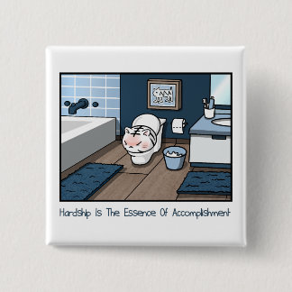 Baby White Tiger Hardship Abzeichen Funny Cartoon  Button