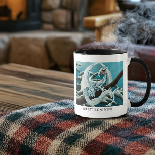 Baby White Winter Dragon Tasse