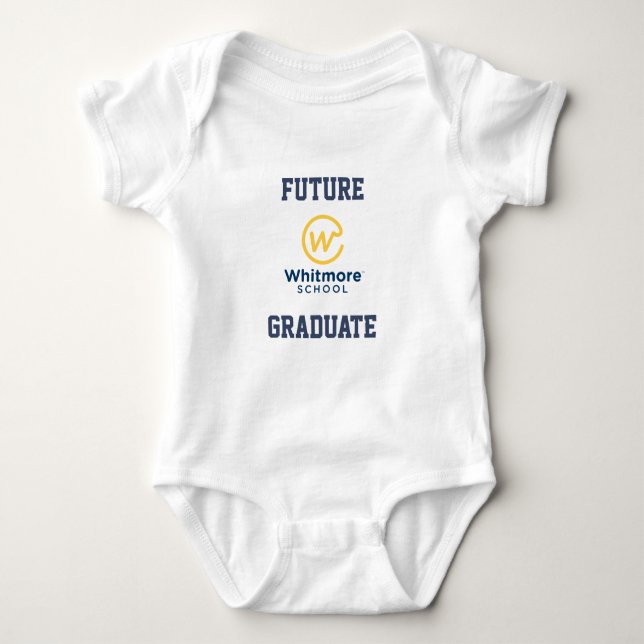 Baby Whitmore School One Stück Baby Strampler (Vorderseite)