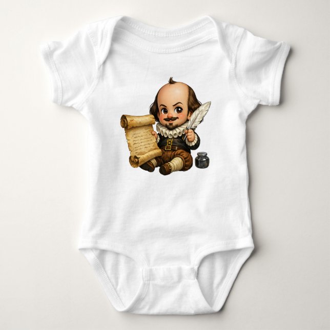 Baby William Shakespeare Mischievious Baby Strampler (Vorderseite)