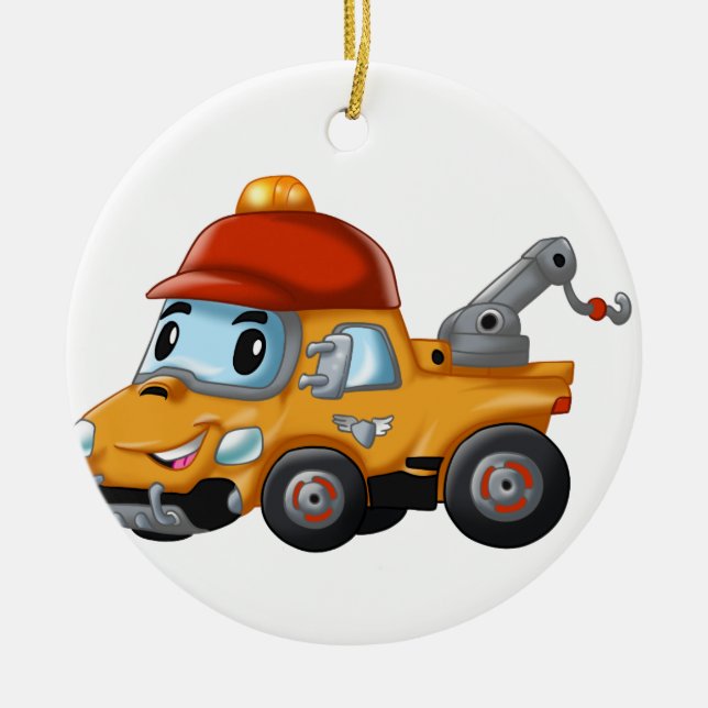 Baby-Winde-LKW für Kinder Keramik Ornament (Vorne)