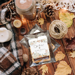 Baby wird gebraut | Herbstkaffee Babydusche Quadratischer Aufkleber