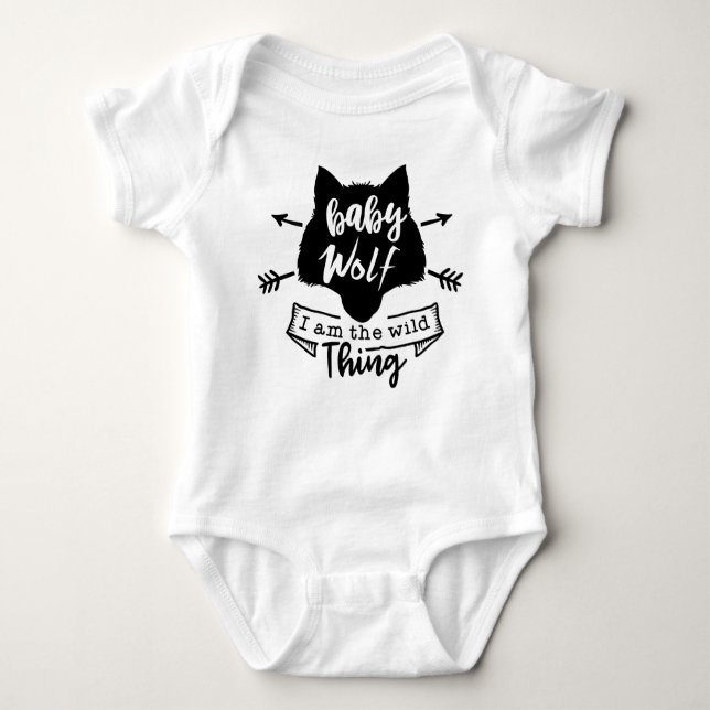 Baby Wolf Family Shirt (Vorderseite)